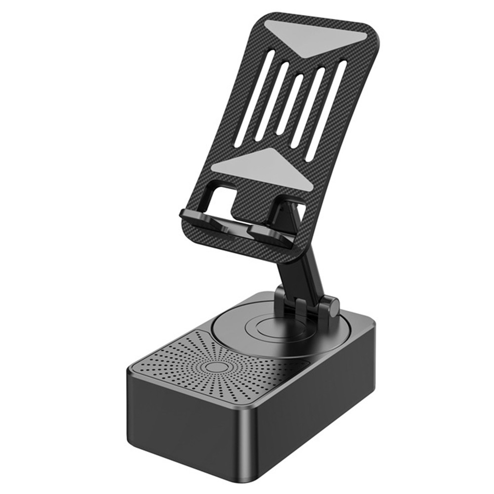 3-in-1 Phone Stand with Speaker, 360° Rotating Mobile Holder