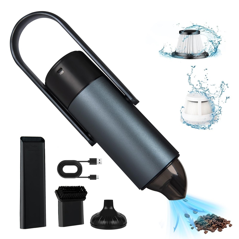Car Vacuum Cleaner, 2-in-1 Blower&ABS Vacuum Cleaner, 9000PA Car Vacuum Porta...