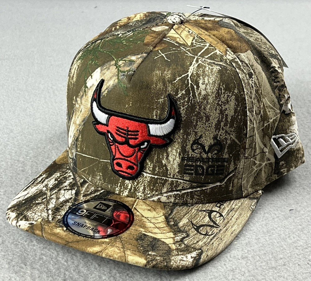 NEW ERA 59Fifty NBA Chicago Bulls Camo Snapback Hat NWT