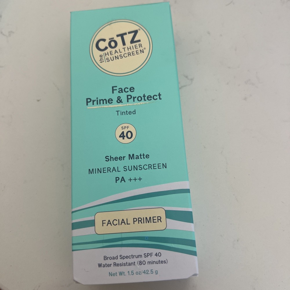 Cotz Tinted Mineral Sunscreen SPF 40 Matte Finish Exp 7/2027