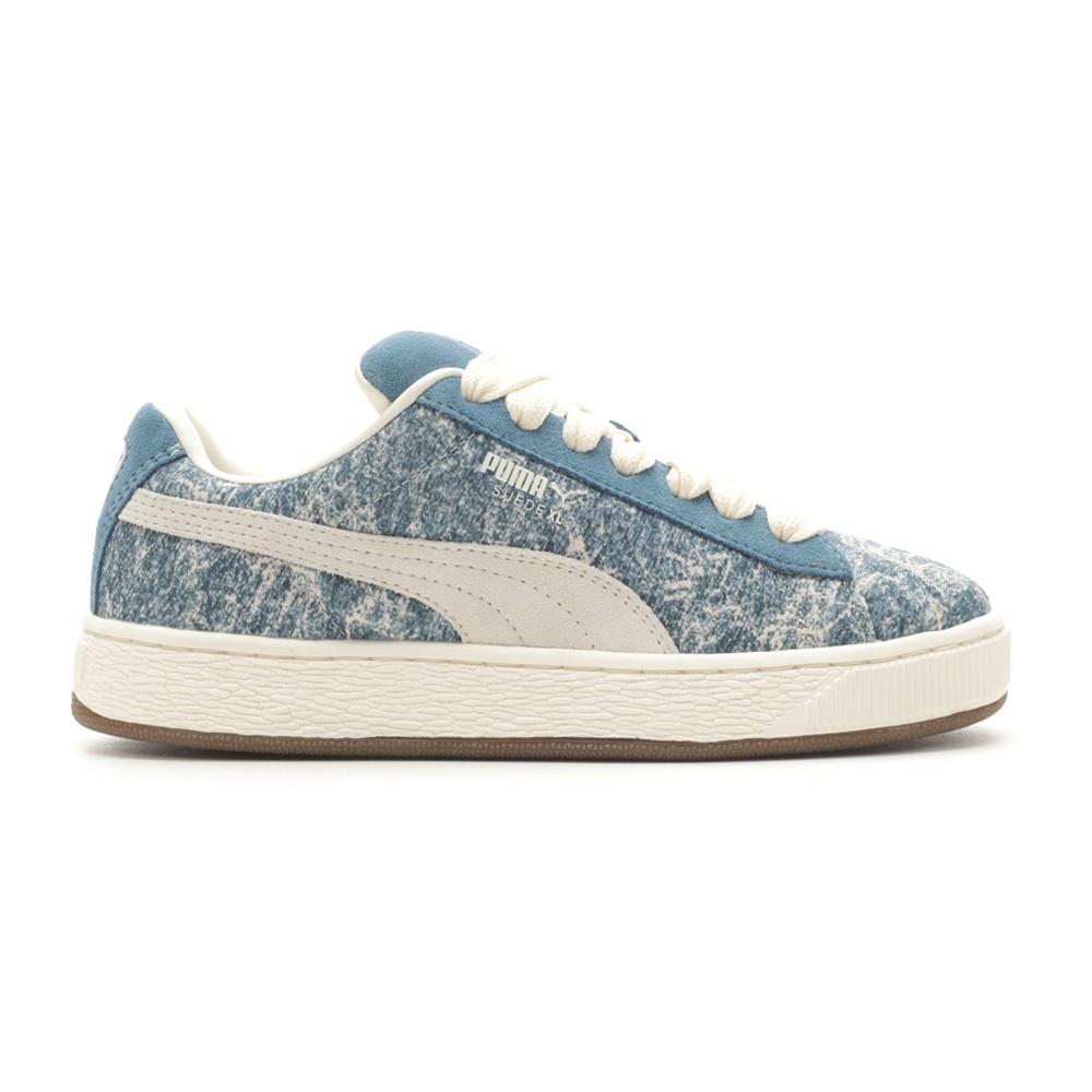 PUMA Suede Xl Denim Lace Up  Womens Blue Sneakers Casual Shoes 39927101