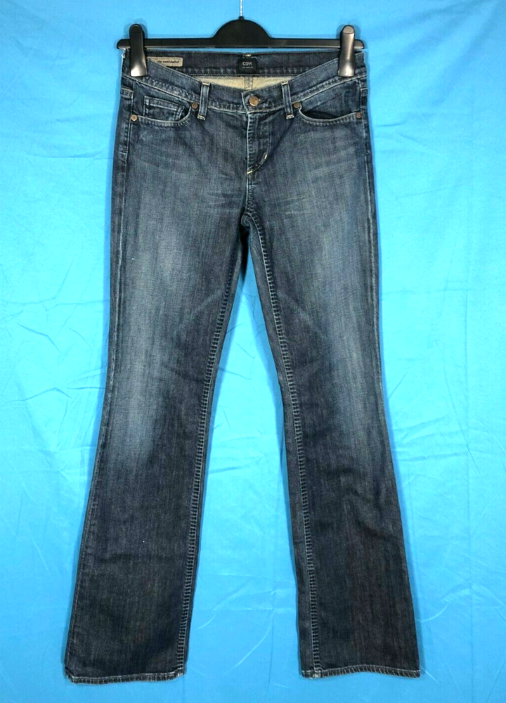 Citizens of Humanity Kelly Boot-Cut Low Waist Blue Denim Jeans Size 28