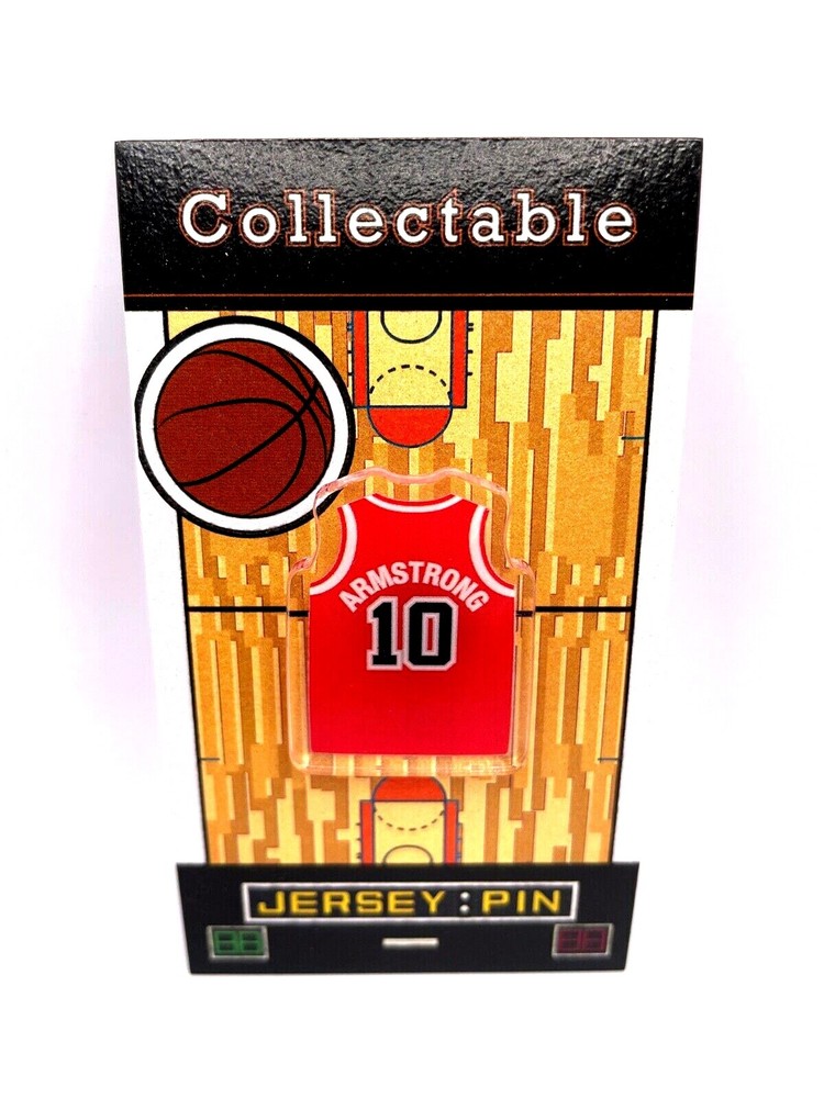 Chicago Bulls BJ Armstrong Jersey Solapa Pin-Clásico Coleccionable-DUH BULLS