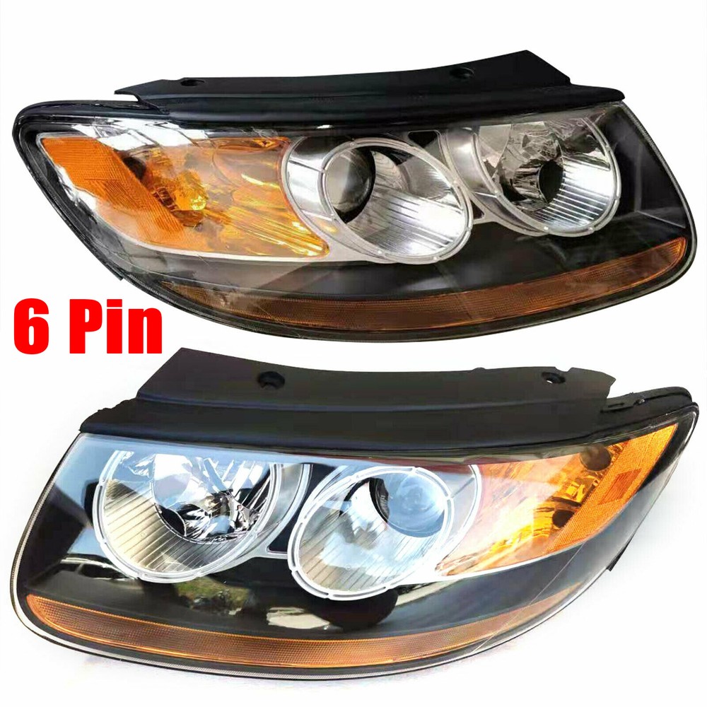 Headlight Headlamp Assembly For 2007-2012 Hyundai Santa Fe Right Passenger Side