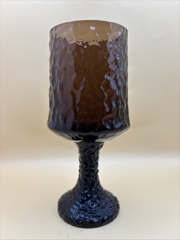 Lenox Impromptu Brown Footed Water Goblet
