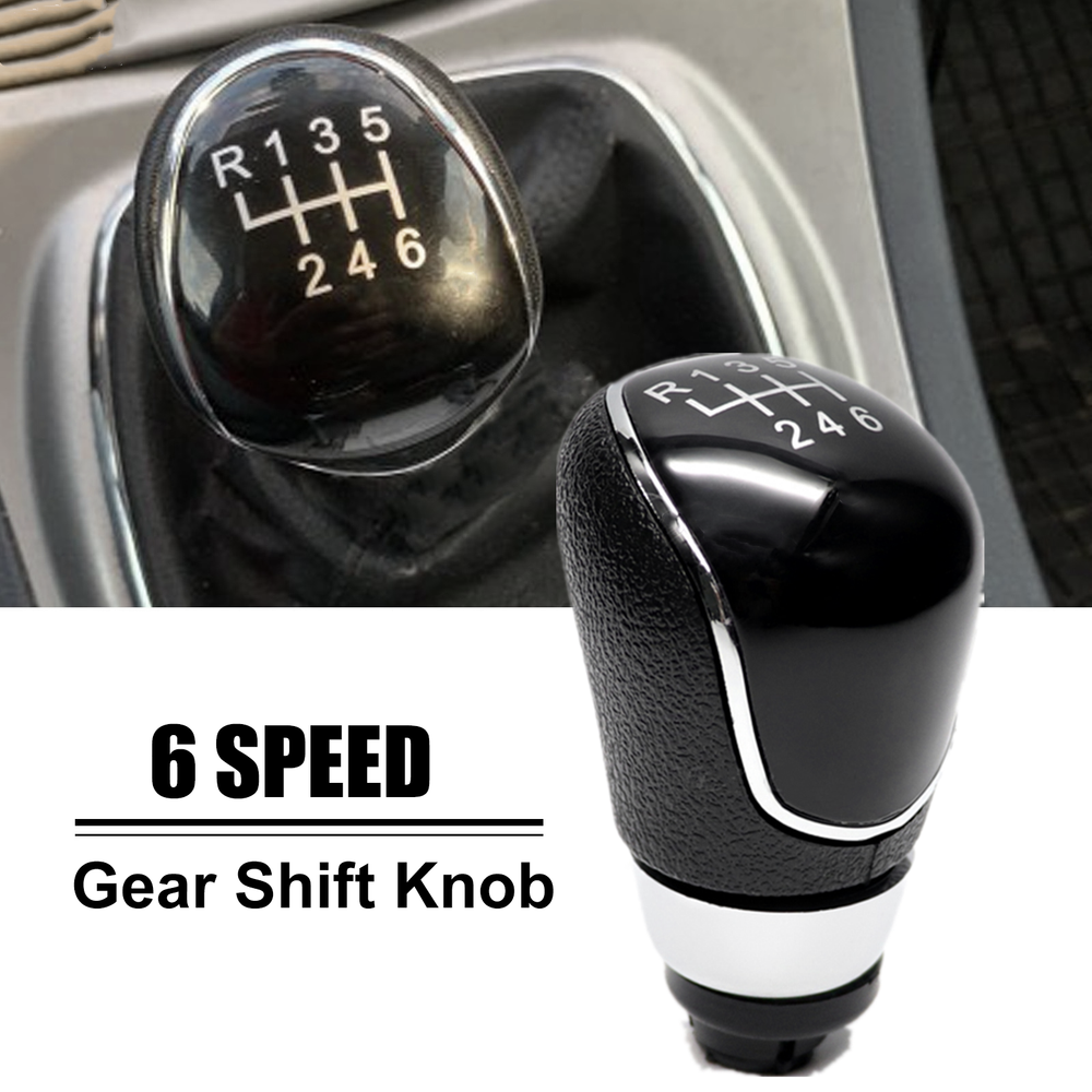 1x 6 Speed Car Manual Gear Shift Stick Knob For Ford Focus Fiesta C-max Mondeo