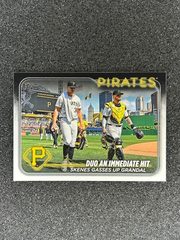 2024 Topps Update Series Veteran Combos #US160 RC / Paul Skenes & Yasmani Granda