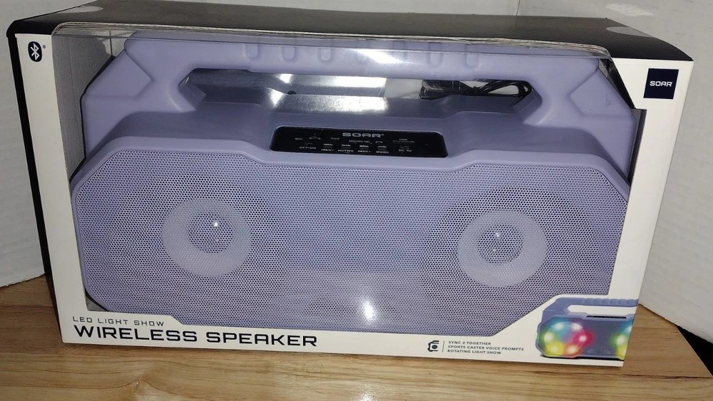 Soar Wireless LED Speaker with Dynamic Light Show