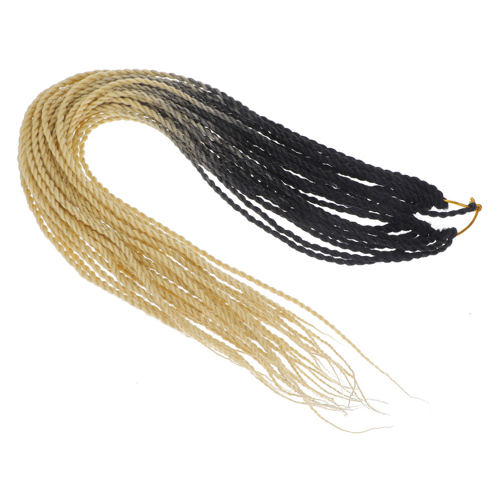 2-Piece Ponytail Wrap with Realistic Gradient Braid & Soft Touch