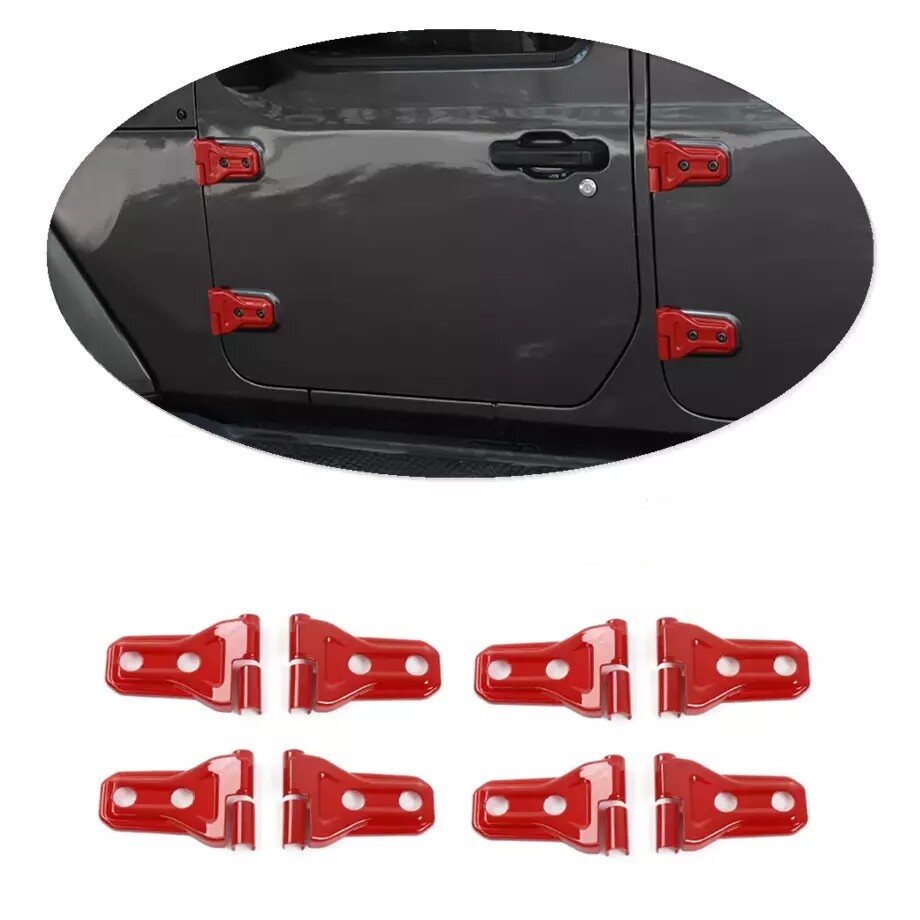 Door Hinge Cover Trim for Jeep Wrangler JL JLU JT 2018-2022 Exterior Accessories