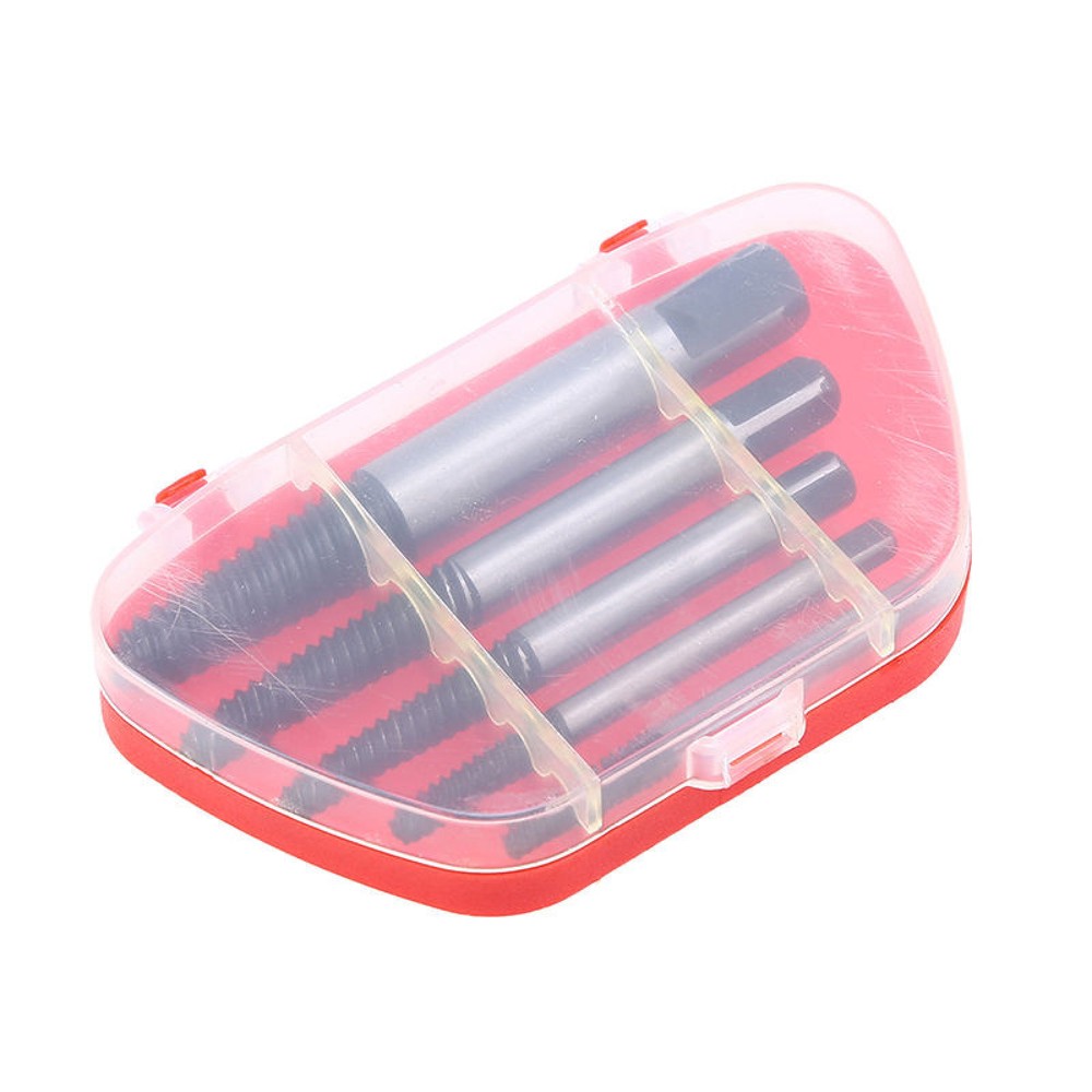 5Pcs Damaged Screw Extractor Set - Easy Out Bolt Stud Remover Kit for DIY