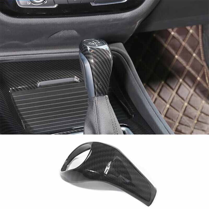 For BMW 2 Series Touring 15-19 Carbon Fiber Central Console Gear Shift Knob Trim