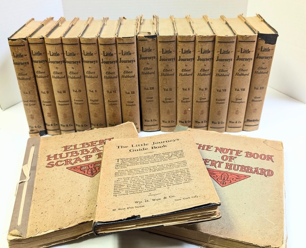 Little Journeys to the Homes of the Great Memorial Edition 1916 with 3 Bonus Extras