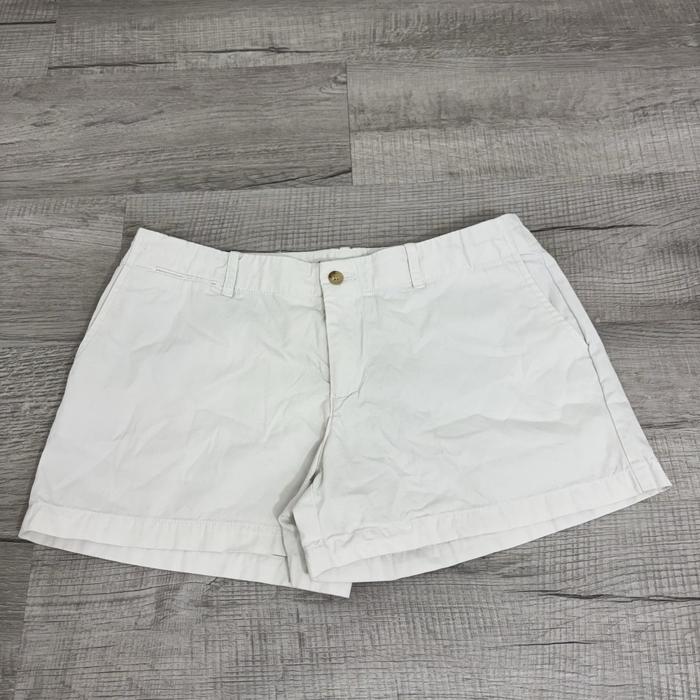 Polo Ralph Lauren White Cotton Chino Shorts Womens Size 6