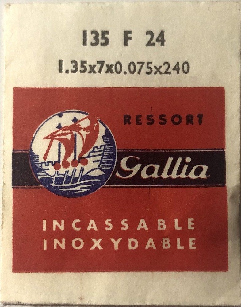 1.35 x 0.075 mm Mainspring Watch Repair Part 240 135 F 24 Replacement