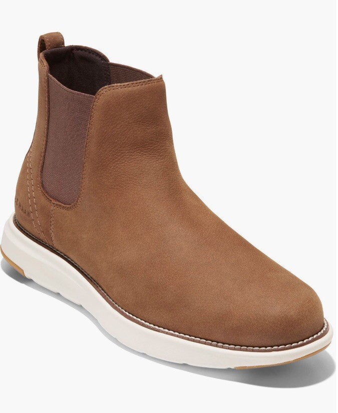 Men's Chelsea Boot Cole Haan Grand Atlantic - BROWN / EARTHEN NUBUCK