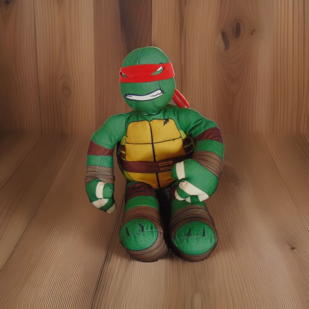 TMNT Rafael 15-inch 2013 Talking Plush Stuffed Toy Teenage Mutant Ninja Turtles Action Figure
