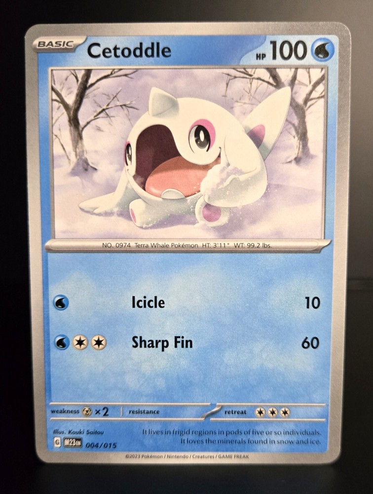 Pokémon TCG - CETODDLE - 004/015 - MCDONALD'S 2023 MATCH BATTLE PROMO - MINT