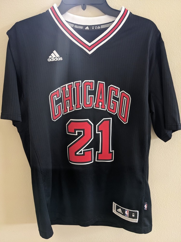 Camiseta Adidas Swingman Rev30 manga Chicago Bulls NBA Jimmy Butler talla M