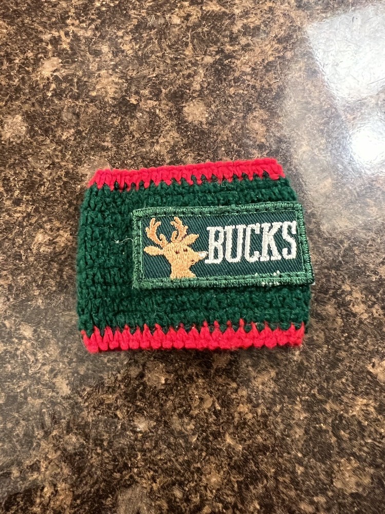 Vintage 1977 Milwaukee Bucks All-Star Game Wristband Wristlet NBA Basketball