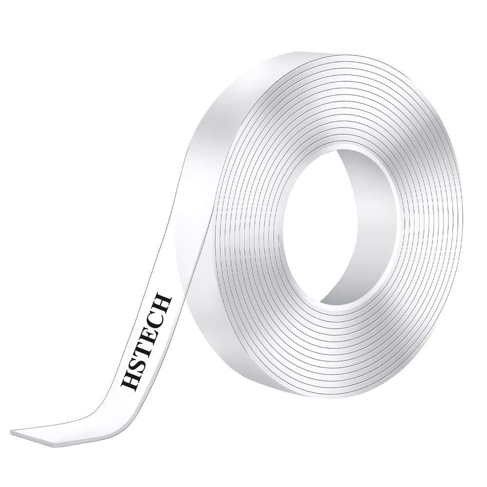 1/2in x 10ft Heavy Duty Clear Acrylic Double Sided Mounting Tape