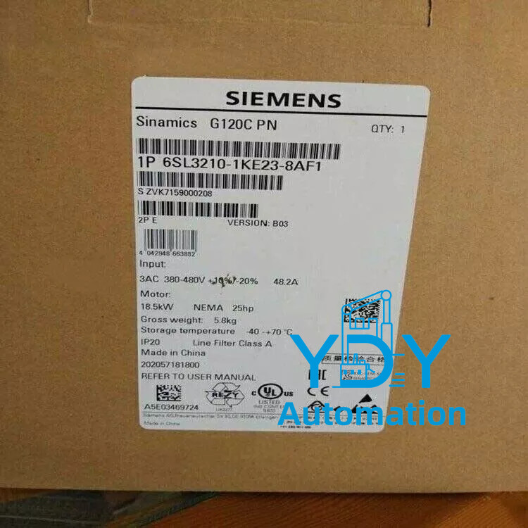 1PC Siemens 6SL3210-1KE23-8AF1 6SL3 210-1KE23-8AF1 New In Box Expedited Shipping