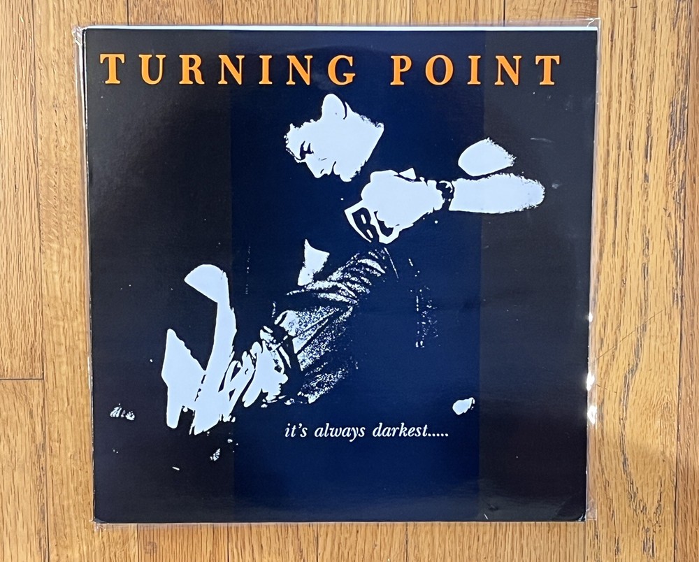 Turning Point Always Darkest Before The Dawn LP 1st CLEAR VINYL 1990 New Age SXE