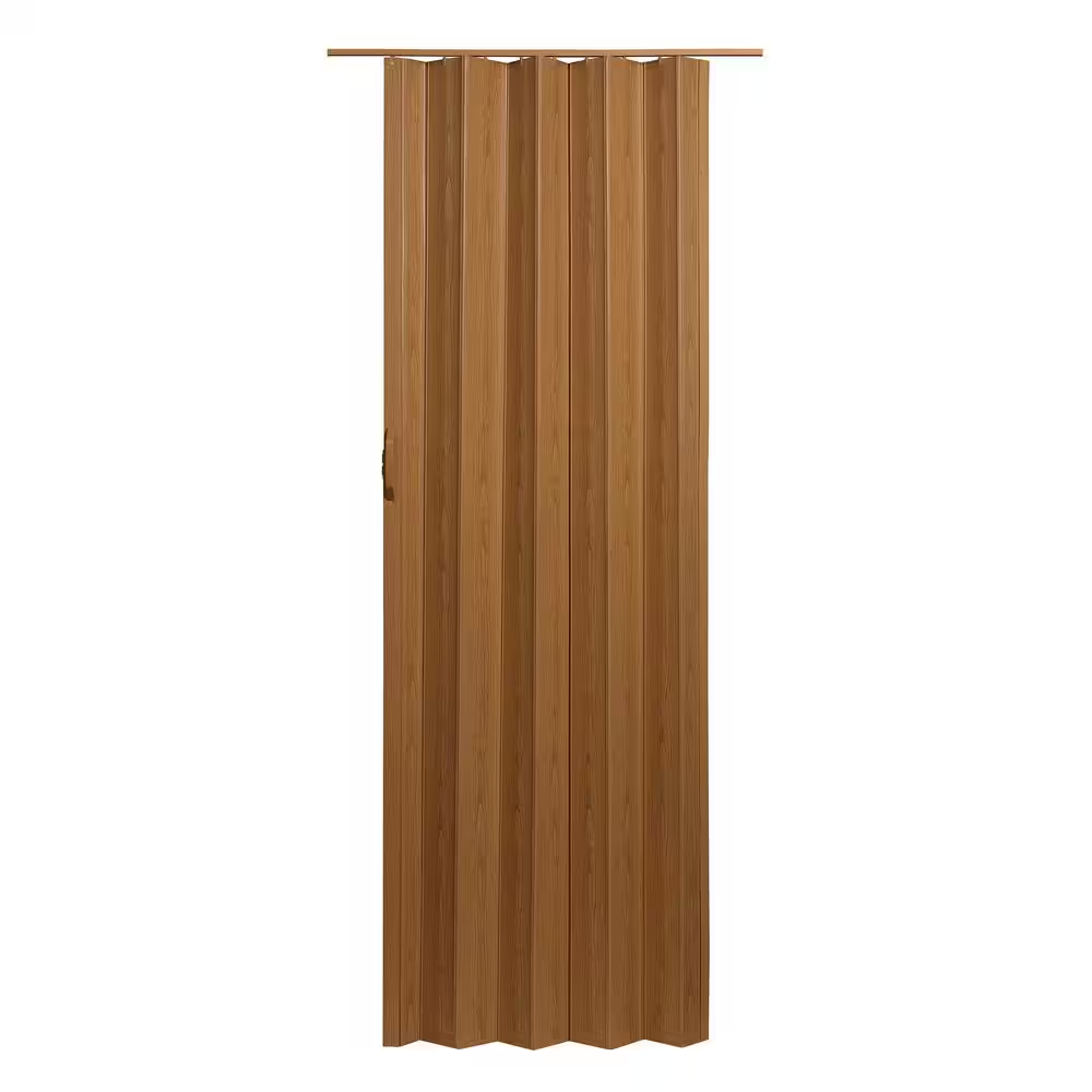 36.875 In. X 78.75 In. Fruitwood Vinyl Accordion Door with Hardware