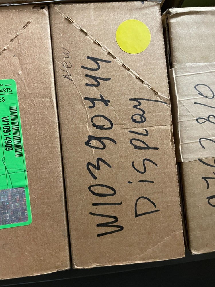 New OEM Whirlpool Maytag Induction Range Display Control Board W10390744 D215