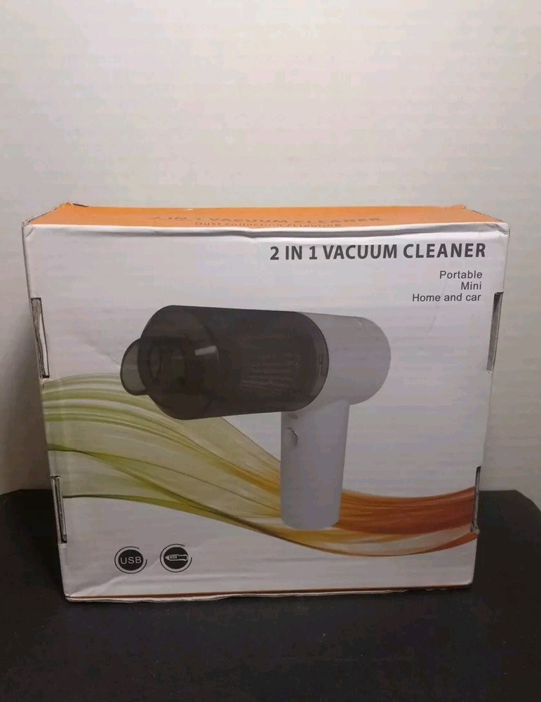 2 in 1 Vacuum Cleaner Portable Mini for Home and Car