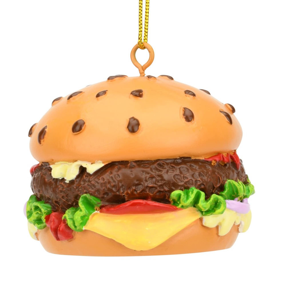 Hamburger Food Christmas Ornament Decoration