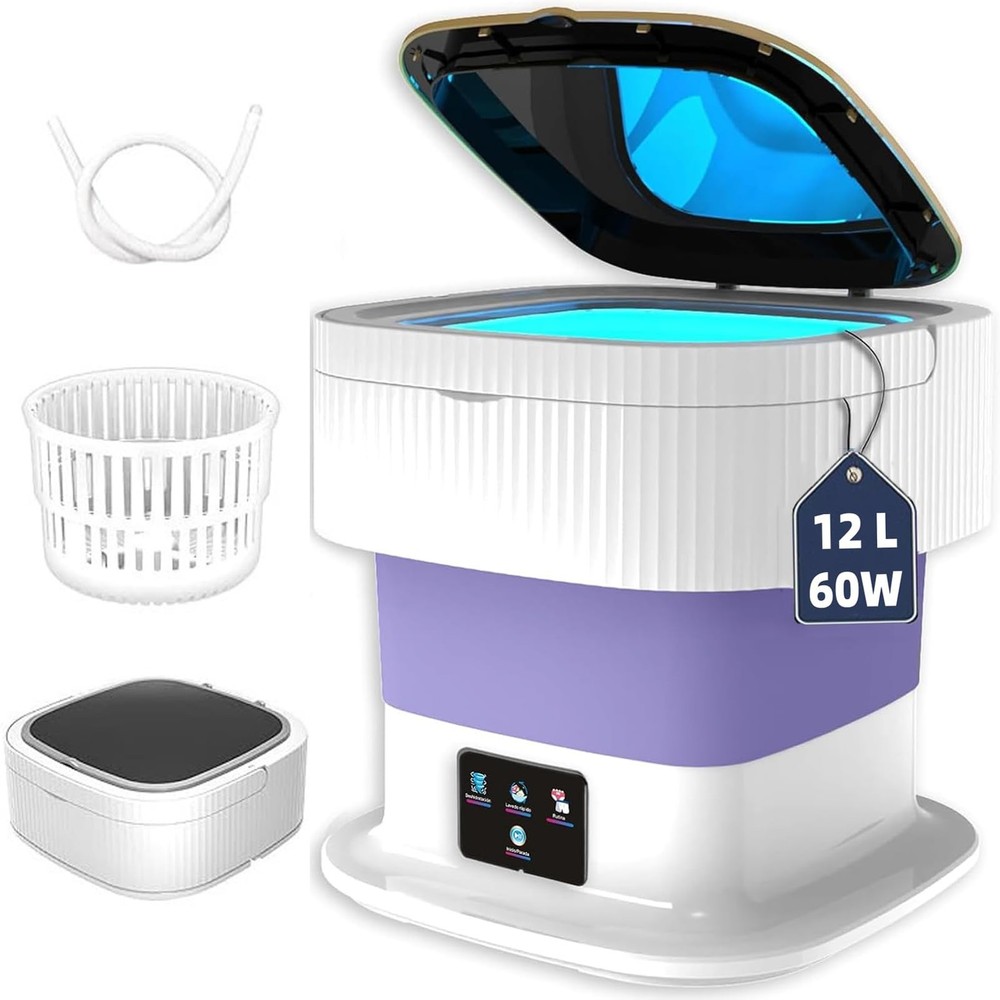 Portable Mini Washing Machine 12L Large Capacity Foldable Washer