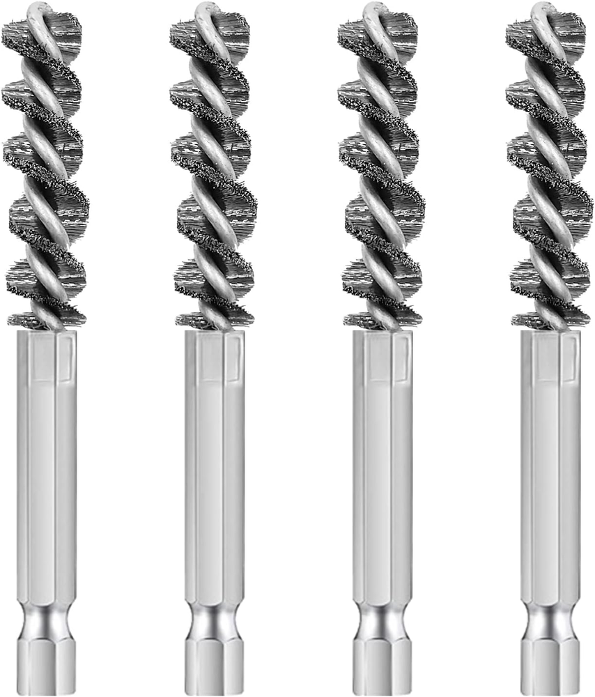 4-Piece Stainless Steel & Brass Golf Club Cleaning Brush Set