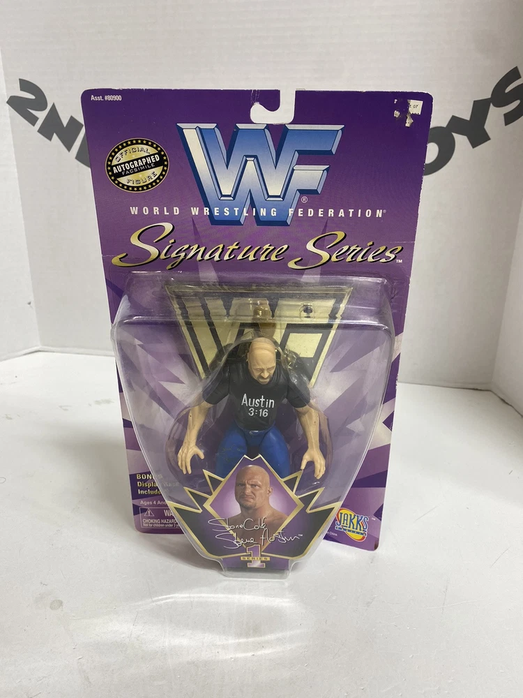WWF WWE Stone Cold Steve Austin Jakks Pacific Signature Series 1 Figure 1997