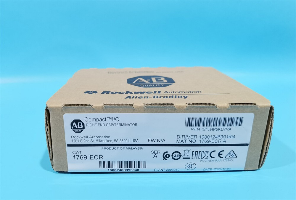 Allen Bradley 1769ECR 1769-ECR /A 1PCs Factory Sealed CompactLogix Right End Cap