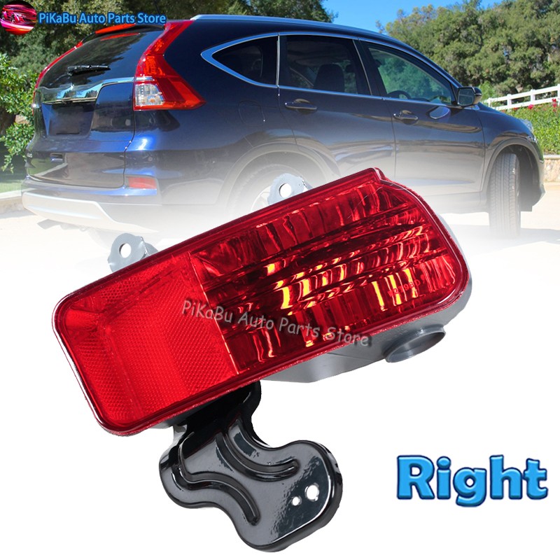 Right Rear Bumper Reflector Light For Honda CRV CR-V 2015 2016 Tail Fog Lamp
