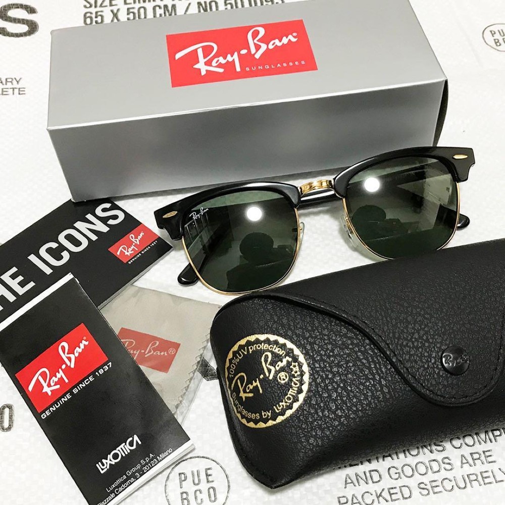 Accessories Included Rayban Clubmaster Sunglasses Black