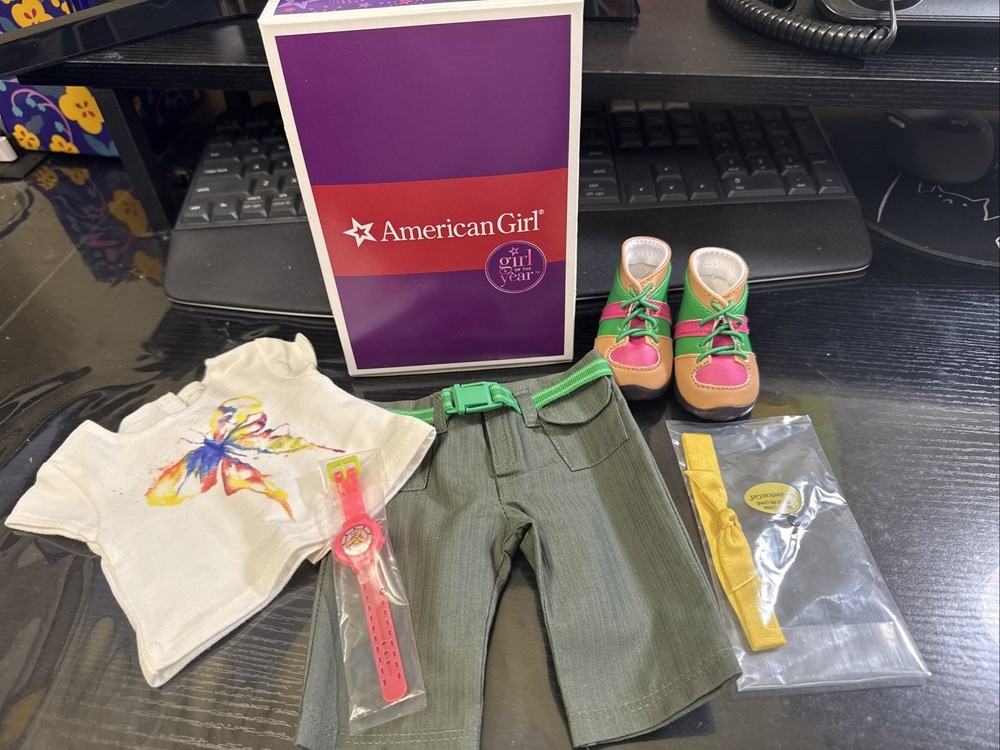 American Girl Lea Rainforest Hike Outfit 18 Doll NEW hiking adventure gear