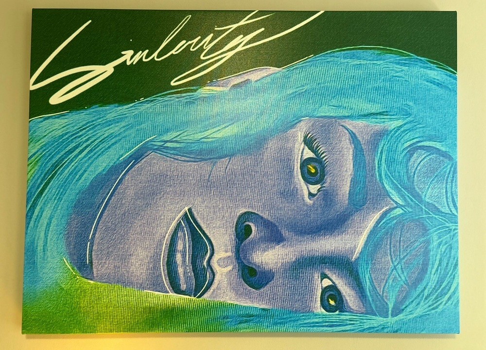 Cosmarina, Original Abstract Painting Stretched On Canvas, Graphic Design