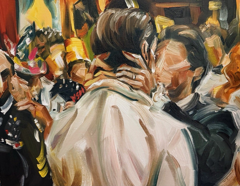 The Godfather Pt. 2 Kiss of Death Painting Al Pacino