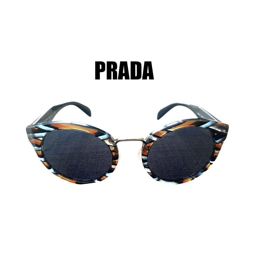 Prada Blue Lens Sunglasses Unisex With Box & Tag Near New