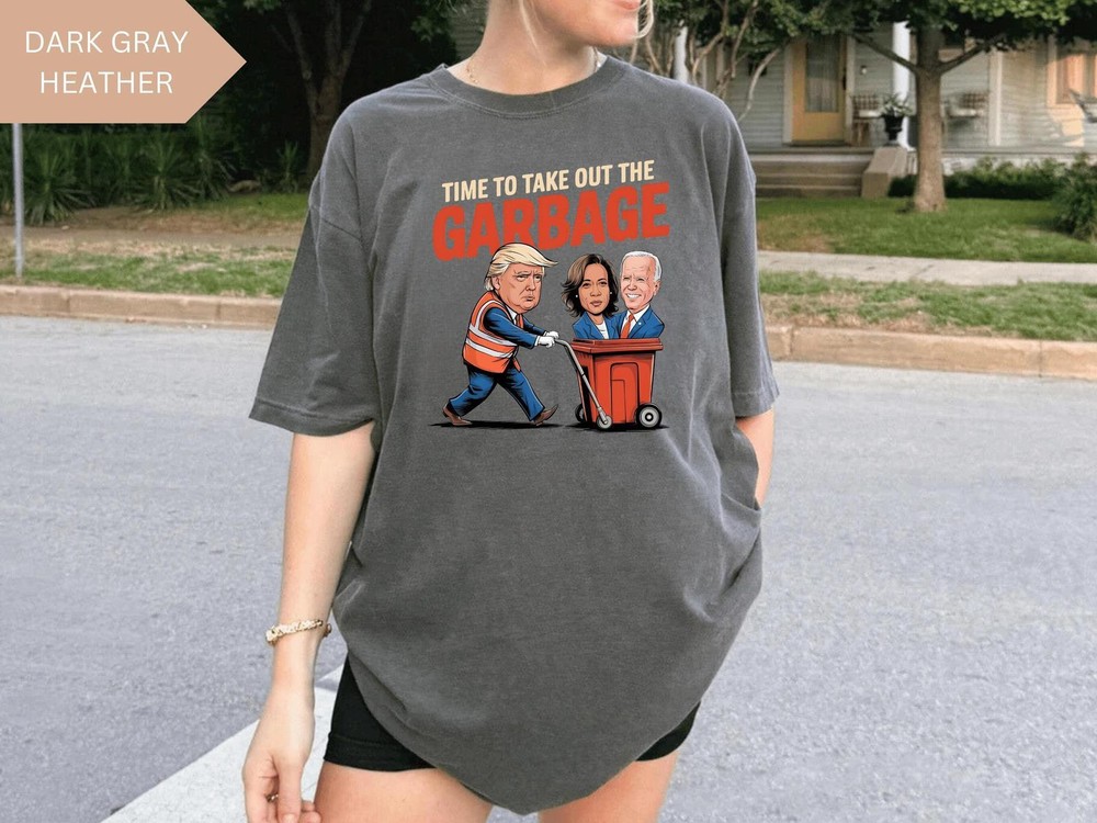 Time To Take Out The Garbage Trump Shirt Trump Trash Truck Shirt Trump 47th Pres