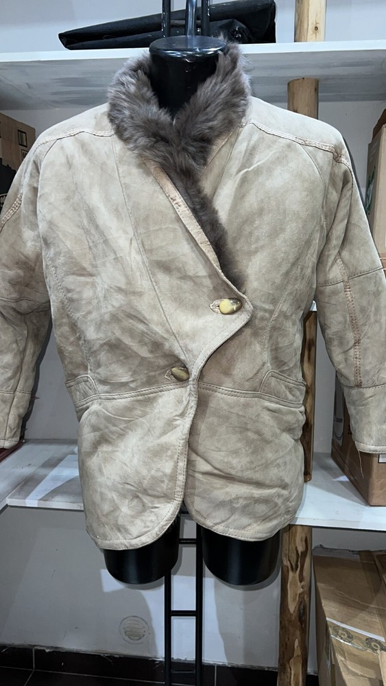 Sheepskin Used Pre-owned Woman Brown Size 44 MGS557PI