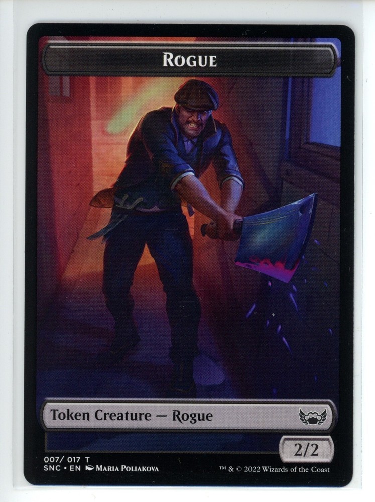 ROGUE TOKEN Streets of New Capenna #7 SNC(NM+)(MTG)