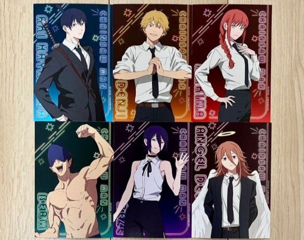 Chainsaw Man The Movie: Reze Arc Animate Postcard Complete 6 Card Set