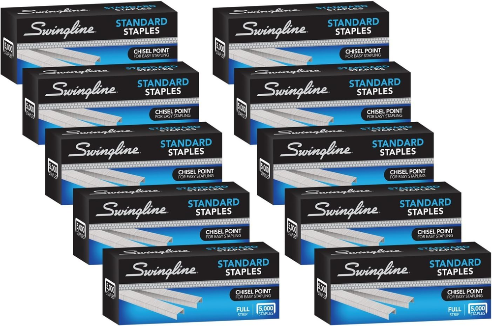 Staples, Standard Staples for Desktop Staplers, 1/4