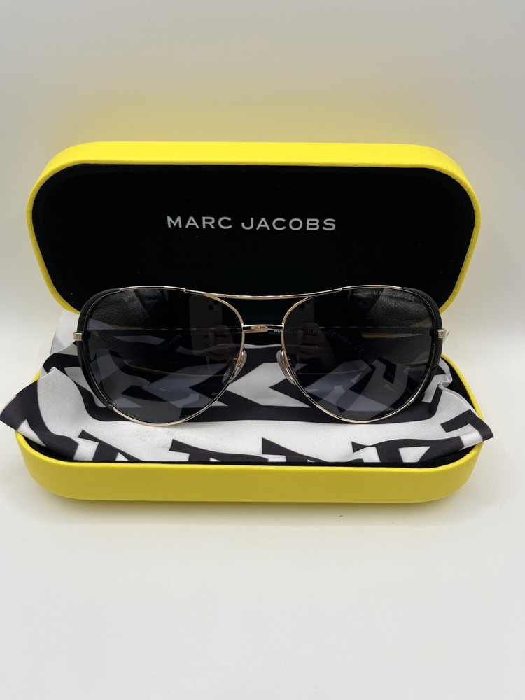 Marc Jacobs Grey Shaded Aviator Sunglasses for Women MJ 1007/S 60mm