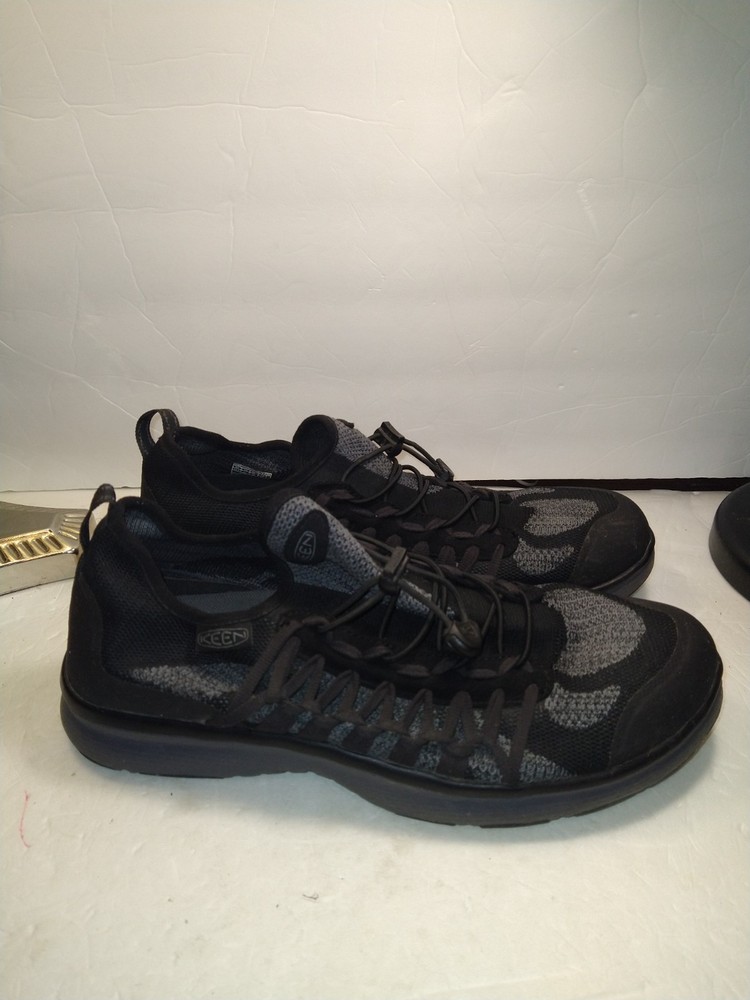 Keen Uneek Exo Black Outdoor Hiking Water Sandals Shoes Men's sz 11