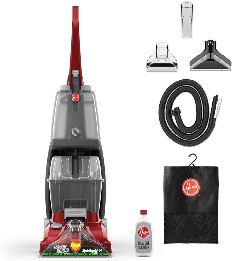 Powerscrub Deluxe Carpet Cleaner Machine for Deep Cleaning Carpets and Upholstery