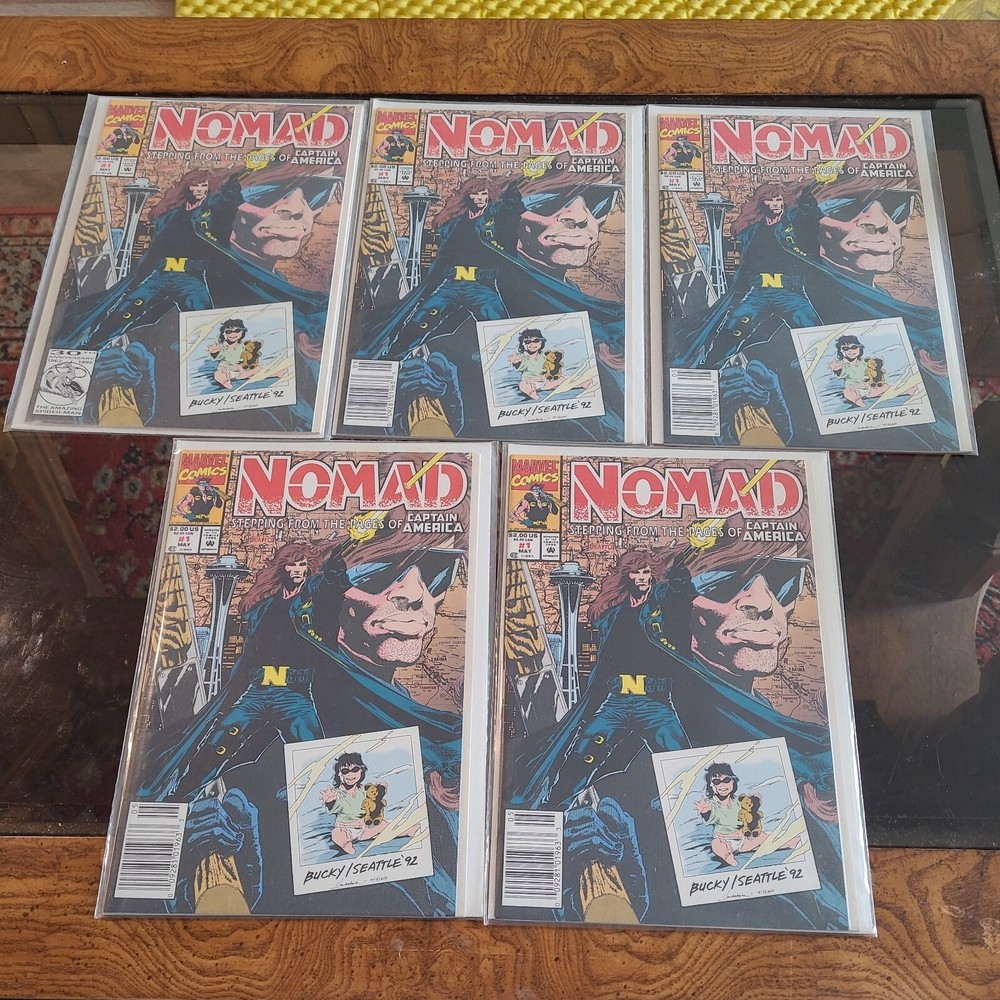1994 Nomad #1 Marvel Comic Lot of 5 in Excellent Condition